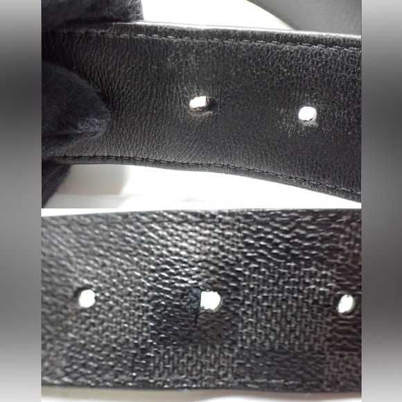 AUTHENTIC Louis Vuitton Damier Graphite Belt - Picture 5 of 5